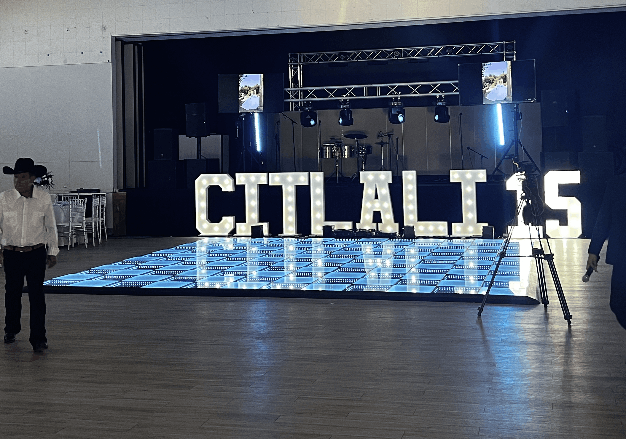 LED Dance Floor & UV Reactive Shade Rentals