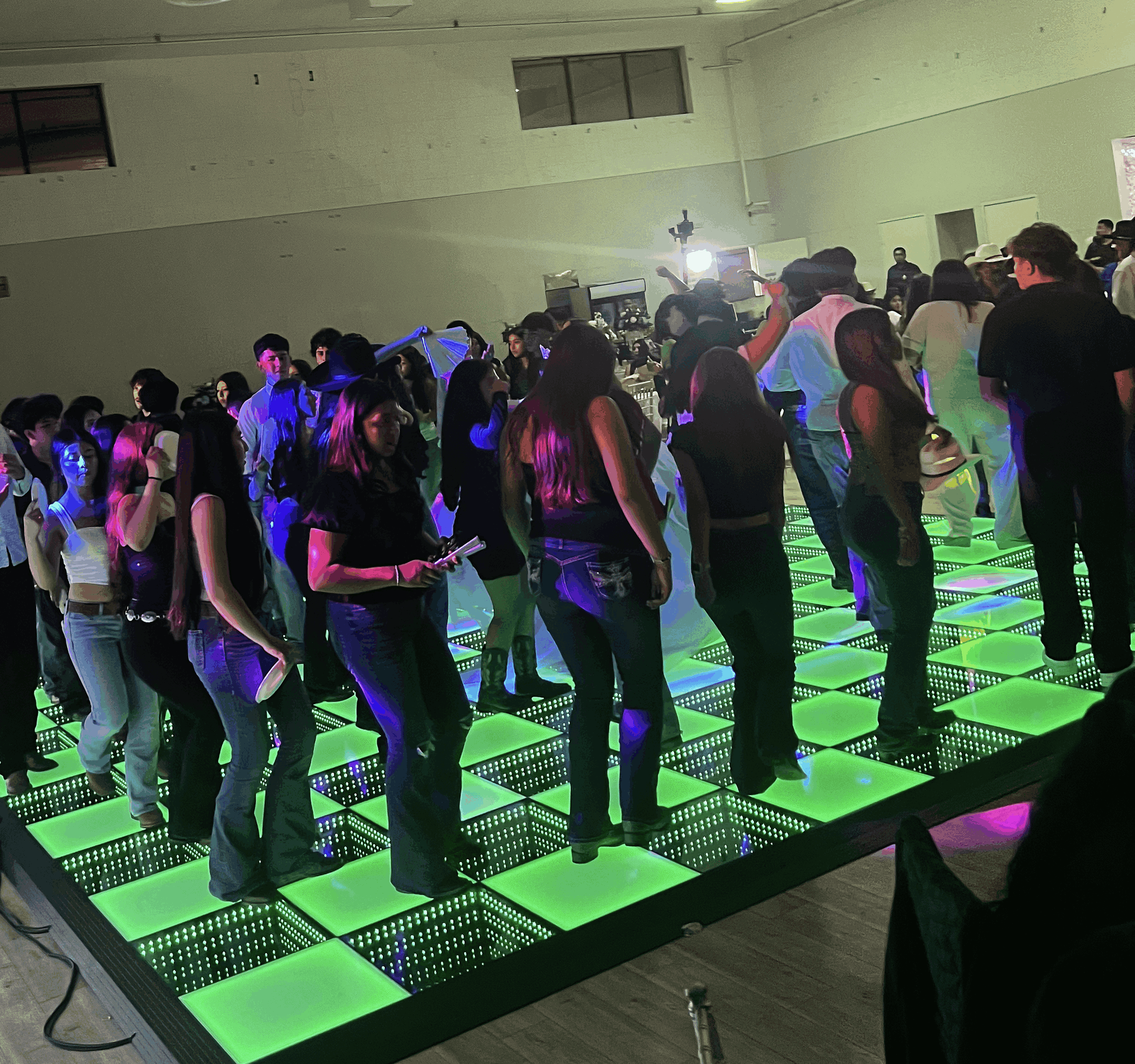 LED Dance Floor & UV Reactive Shade Rentals
